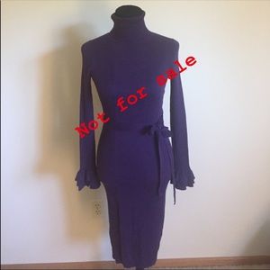 Victorias Secret Moda International Purple Dress S